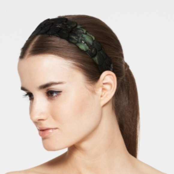 BCBGMAXAZRIA BCBG Feather Headband - Picture 1 of 6